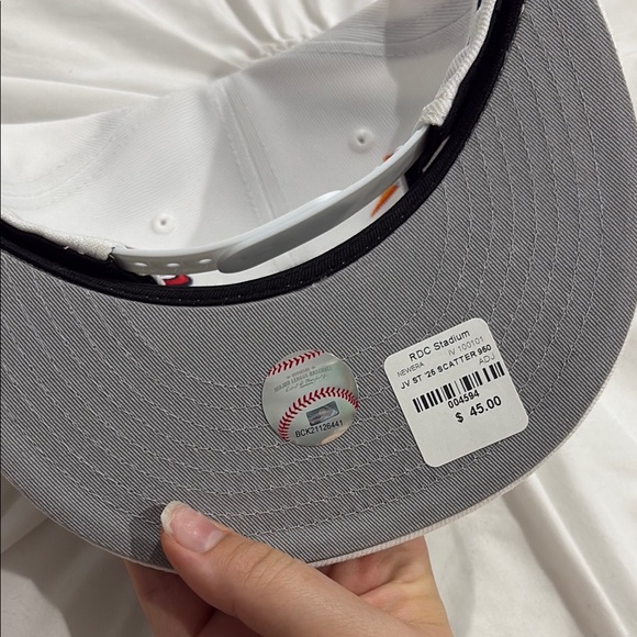 White Spring Training Snapback Hat - Picture 2 of 4